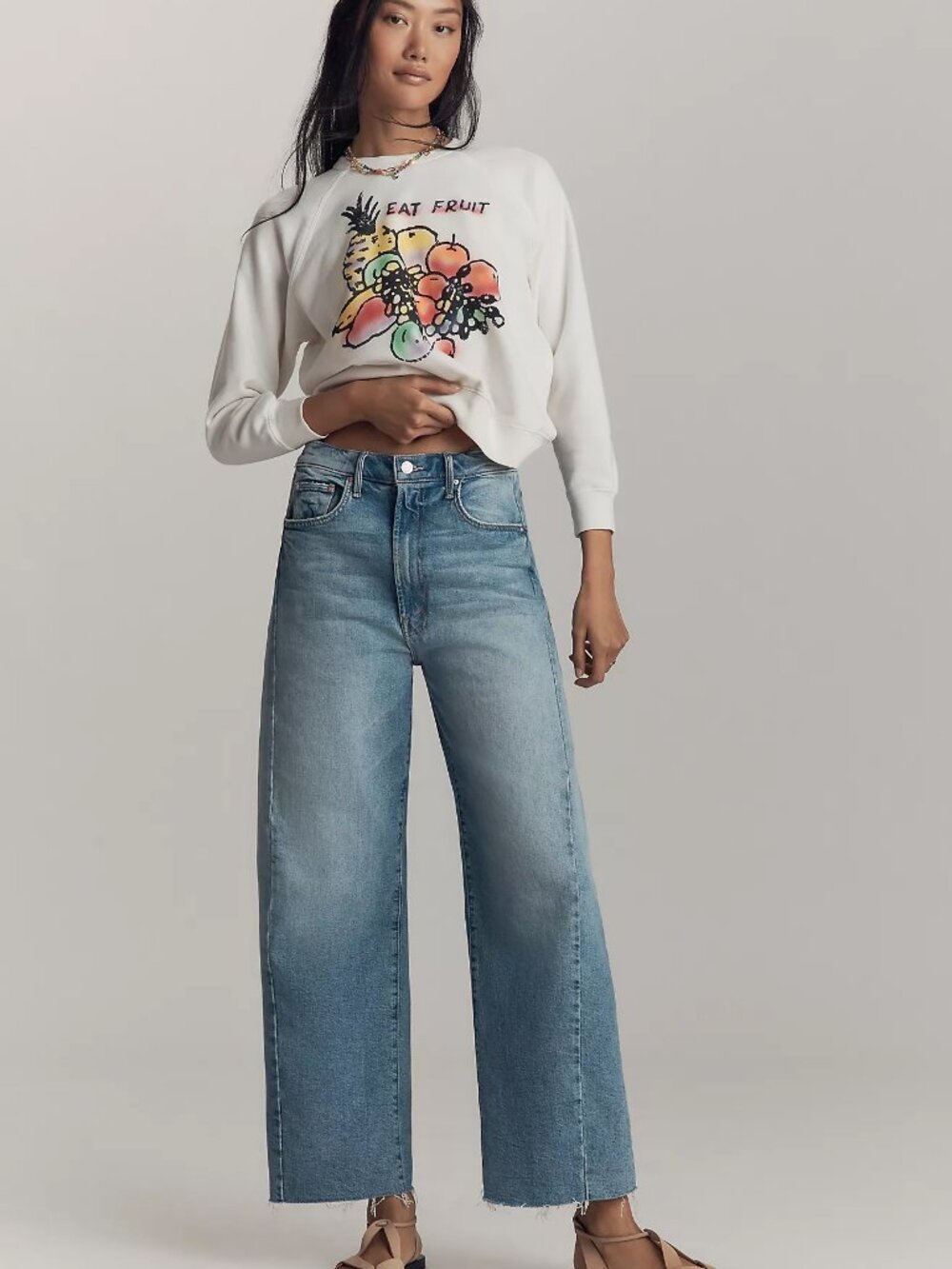 MOTHER The Half-Pipe High-Rise Tapered Jeans